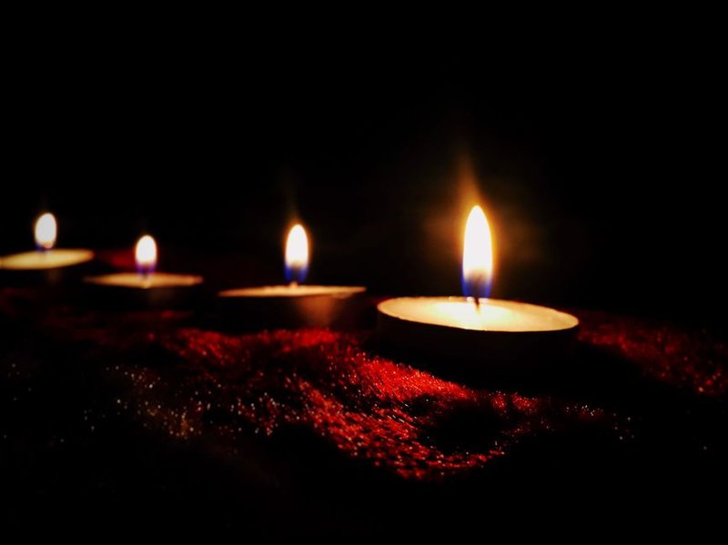 Amber Glow Votive Set
